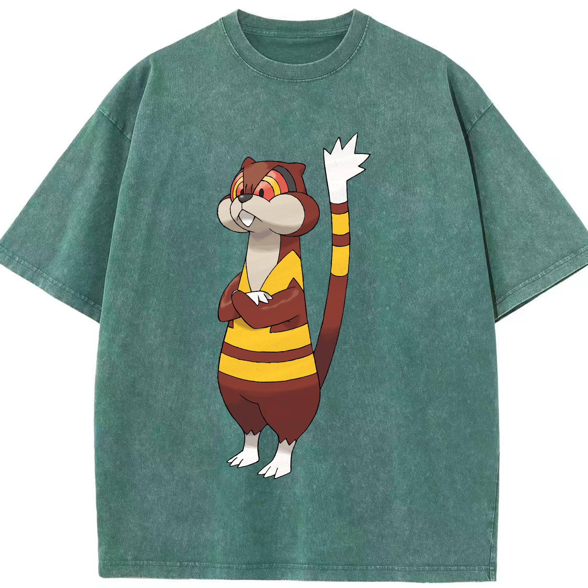 （画像用） ポケットモンスター Pokémon 綿100% ヴィンテージ風 半袖Tシャツ（フロントプリント）